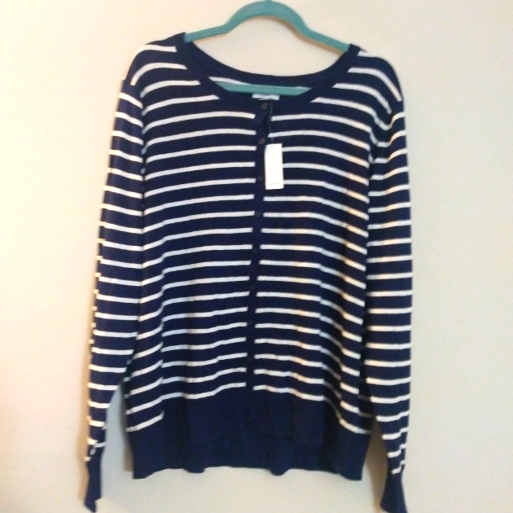 Old Navy striped cardigan XXL